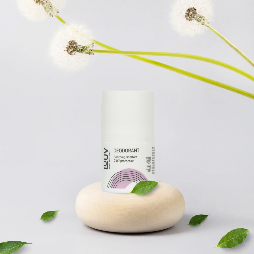 LUUV Raminamasis natūralus dezodorantas be aliuminio jautriai odai, 50 ml