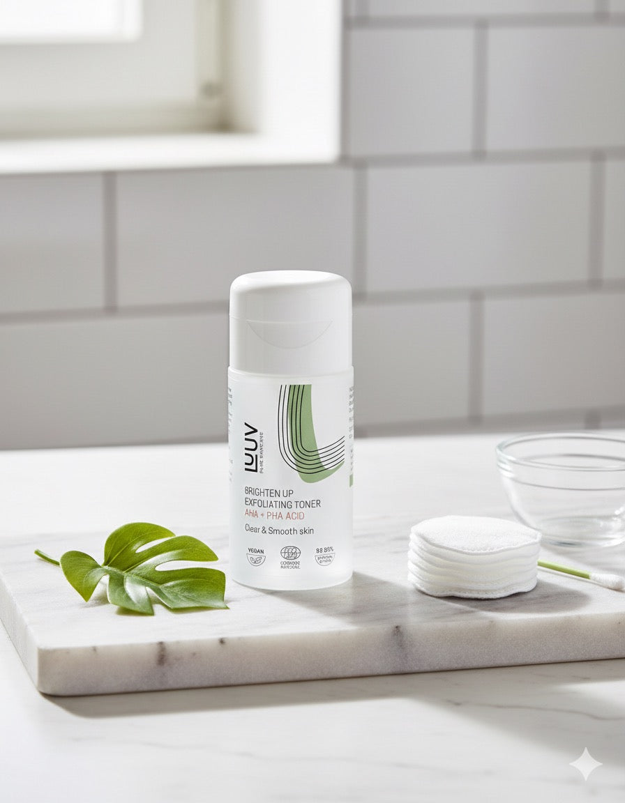 LUUV šveičiamasis veido tonikas, COSMOS ORGANIC 120 ml