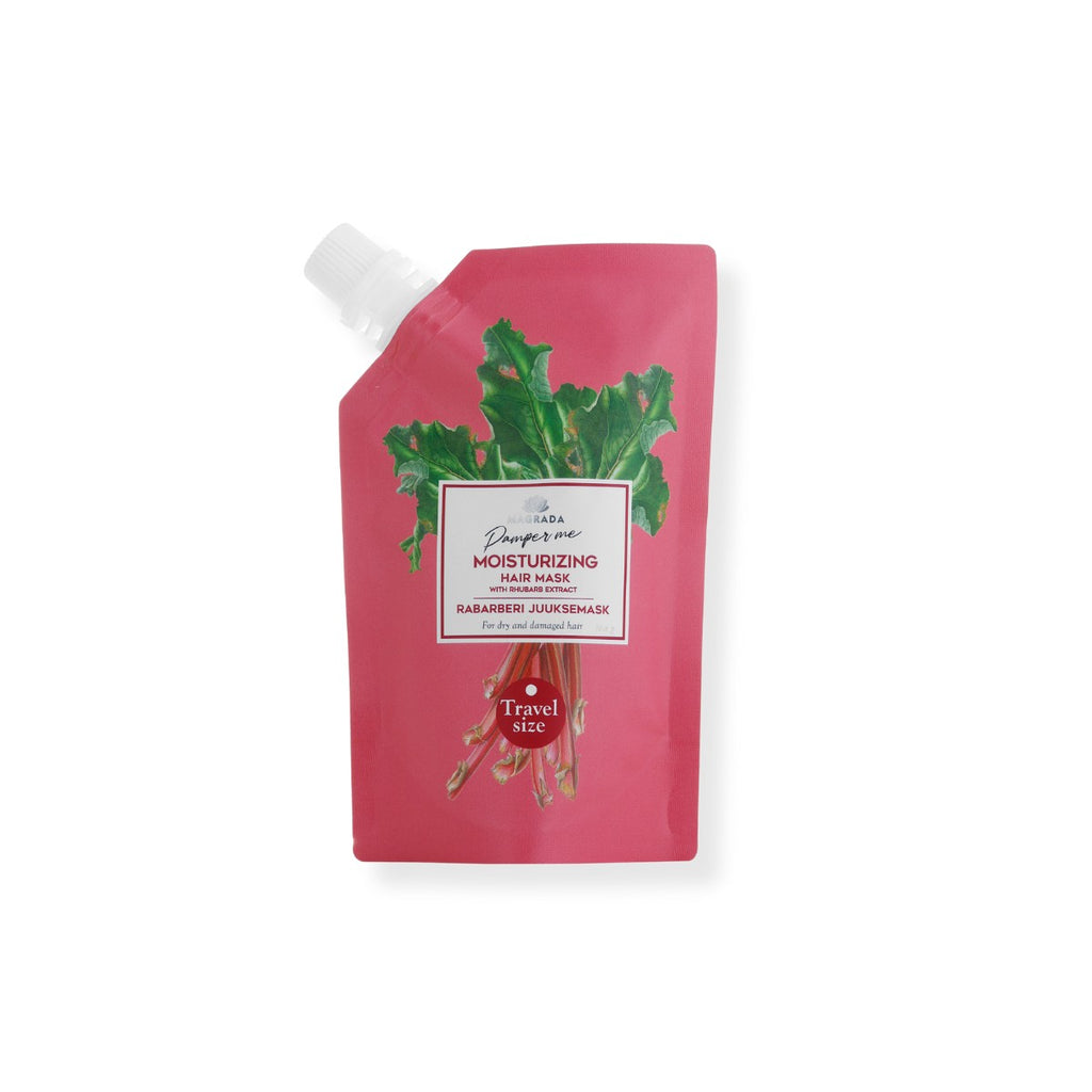 TRAVEL SIZE Rhubarb Hair Mask With Castor Oil - 100 ml